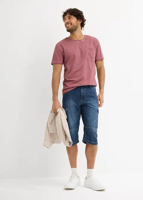 T-shirt con effetto lavato, bonprix