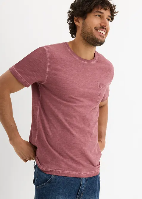 T-shirt con effetto lavato, bonprix