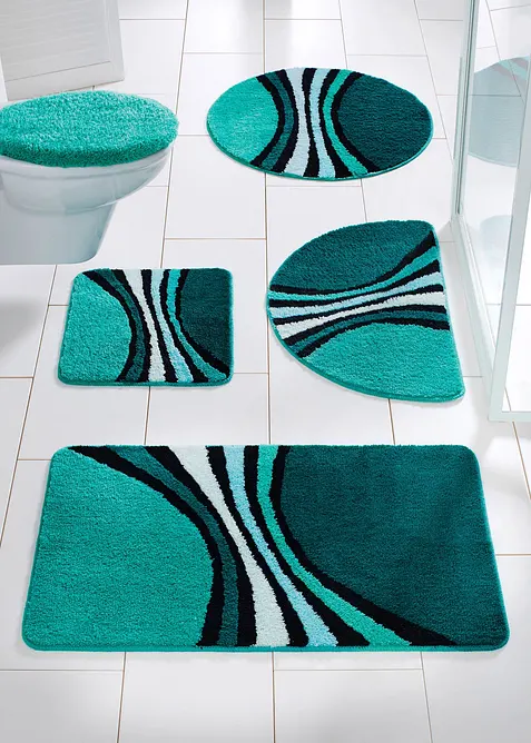 Tappeto da bagno con righe, bonprix