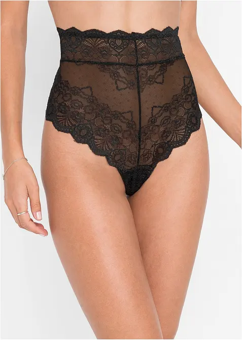 Slip a vita alta in pizzo delicato, bonprix