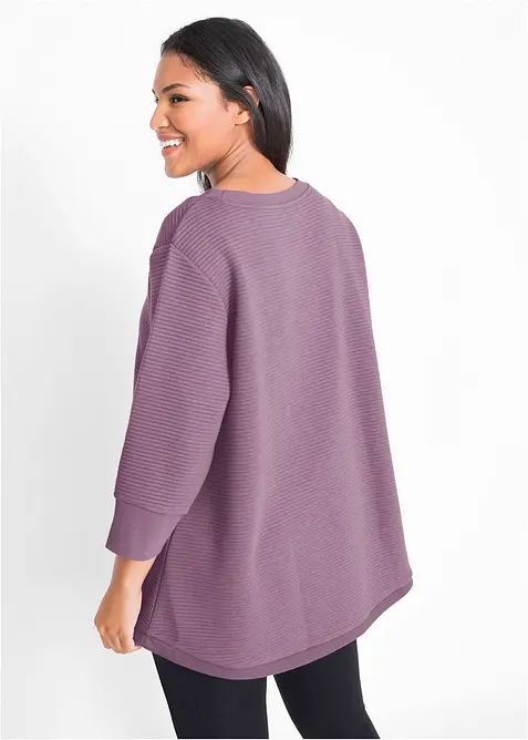 Felpa lunga con viscosa, bonprix