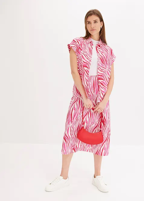 Camicetta in satin fluente, bonprix