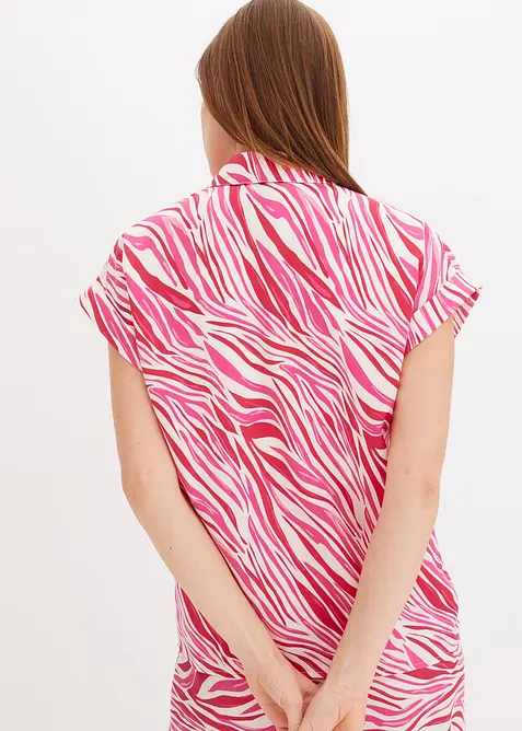 Camicetta in satin fluente, bonprix