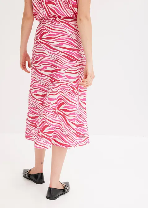 Gonna midi con bordo vita comodo, bonprix