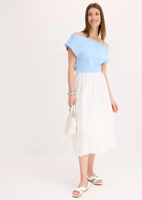 Gonna a palloncino in puro cotone, bonprix