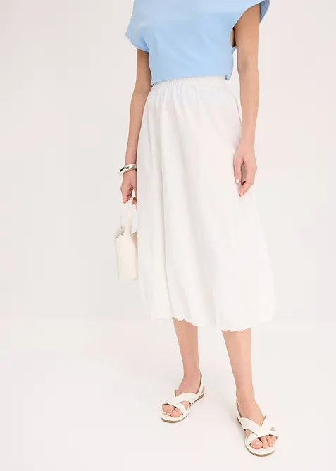 Gonna a palloncino in puro cotone, bonprix