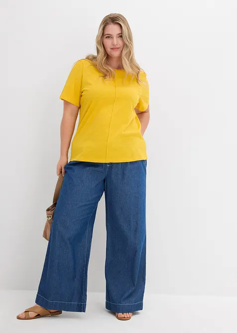 T-shirt in puro cotone, bonprix