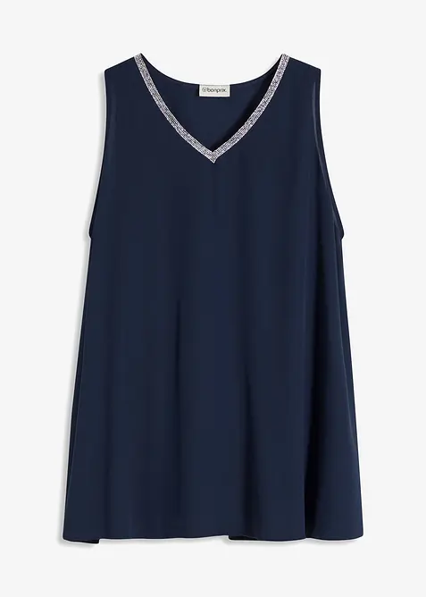 Blusa con strass, bonprix