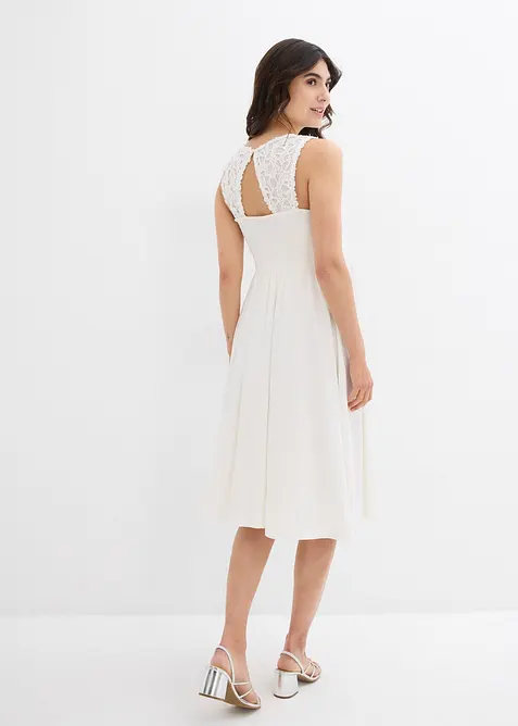 Abito prémaman con pizzo in jersey, bonprix