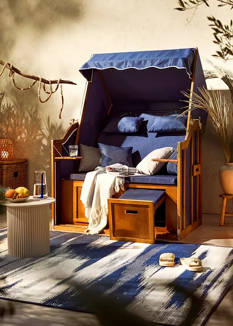 Tappeto da interno ed esterno double-face con fantasia grafica, bonprix