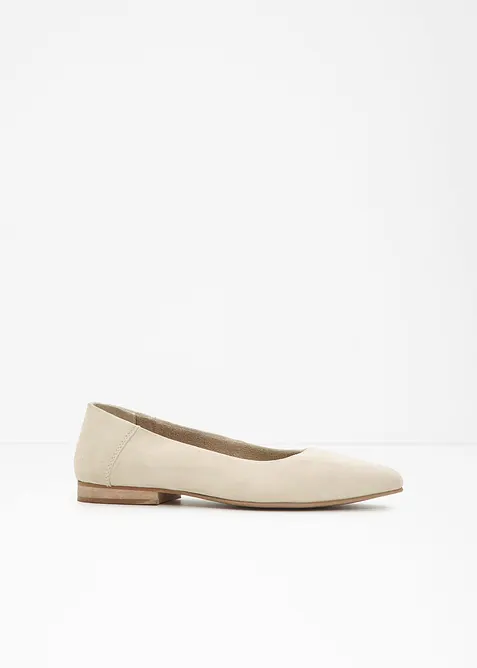 Ballerine in pelle, bonprix