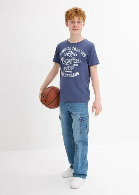 T-shirt in puro cotone biologico (pacco da 2), bonprix