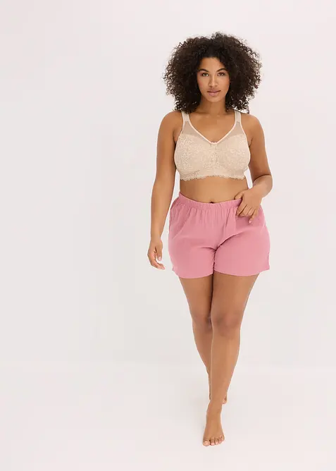 Reggiseno contenitivo senza ferretto con spalline imbottite, bonprix