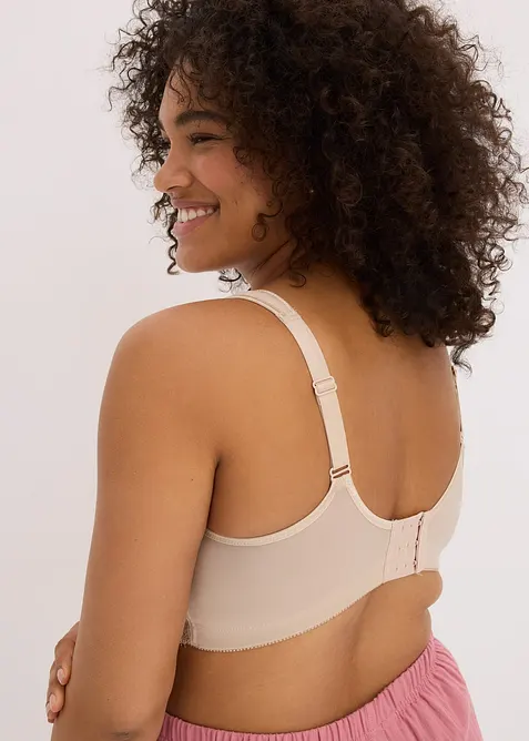 Reggiseno contenitivo senza ferretto con spalline imbottite, bonprix