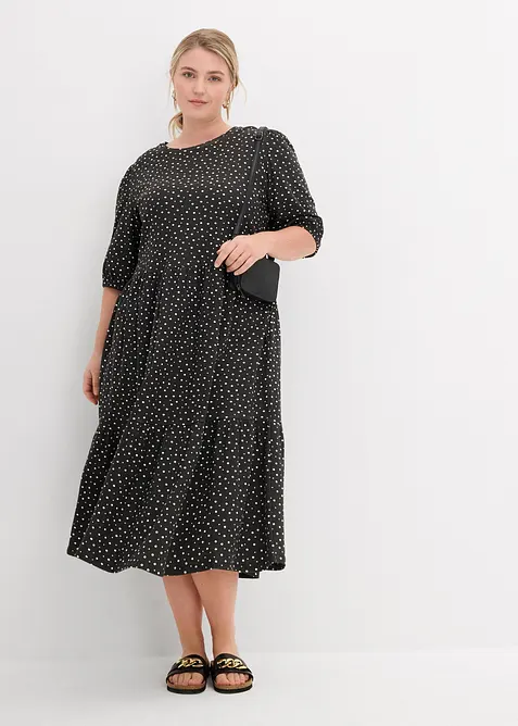 Abito in maglina di puro cotone, bonprix