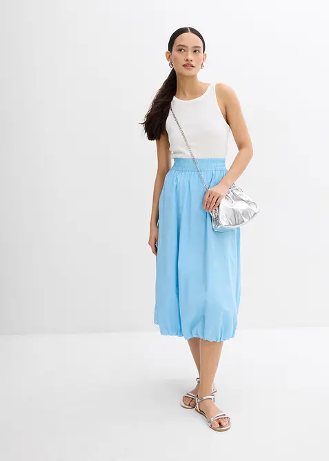 Gonna a palloncino in puro cotone, bonprix