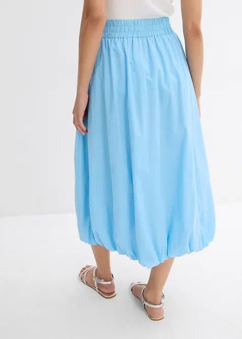 Gonna a palloncino in puro cotone, bonprix