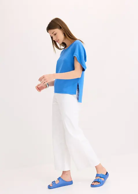 Maglia oversize in misto viscosa fluente, bonprix