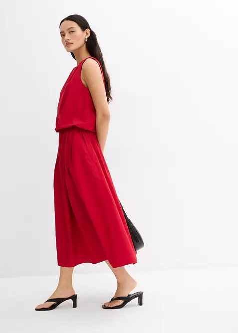 Gonna midi in puro cotone, bonprix