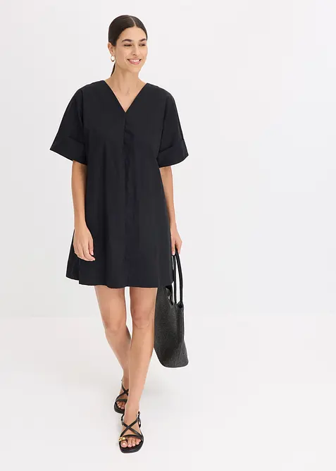 Abito tunica in puro cotone biologico, bonprix