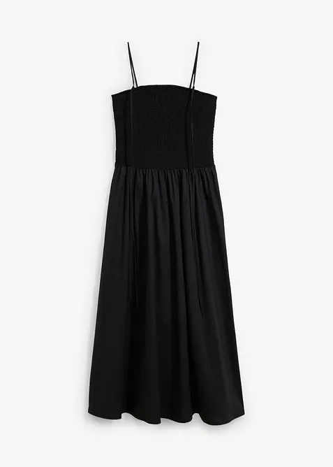 Abito midi con spalline variabili, bonprix