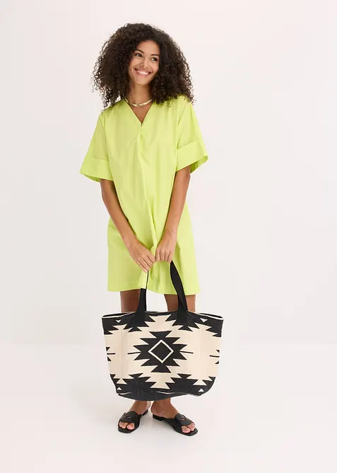 Abito tunica in puro cotone biologico, bonprix