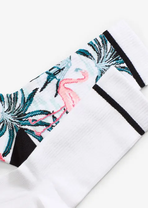 Calzini da tennis con cotone biologico e spugna alla suola (pacco da 2 paia), bonprix