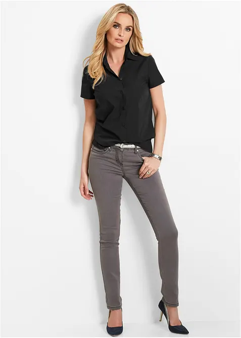 Camicetta a maniche corte in popeline, bonprix