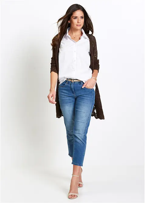 Camicetta a maniche corte in popeline, bonprix