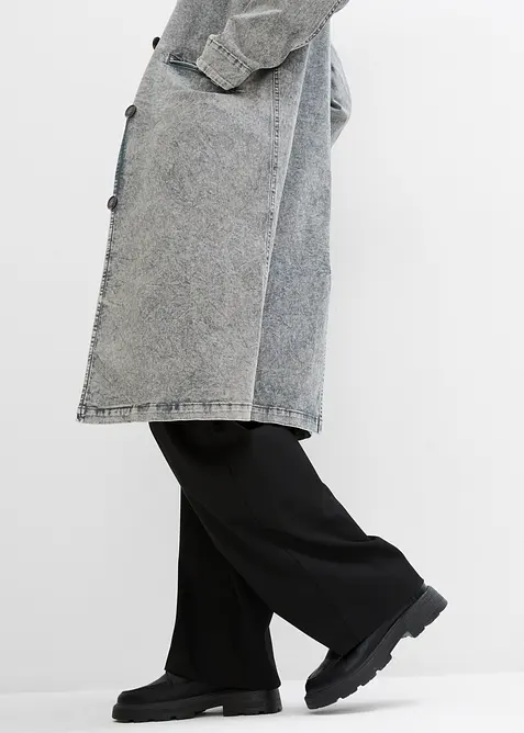 Trench lungo in twill, bonprix