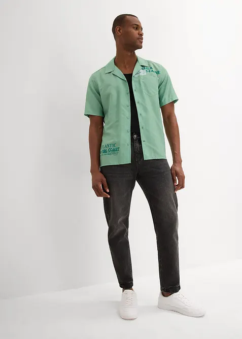 Camicia a maniche corte in puro cotone, bonprix