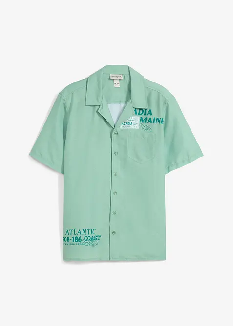 Camicia a maniche corte in puro cotone, bonprix