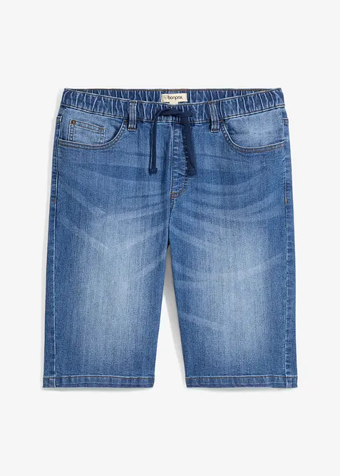Bermuda leggeri in jeans felpato, regular fit, bonprix