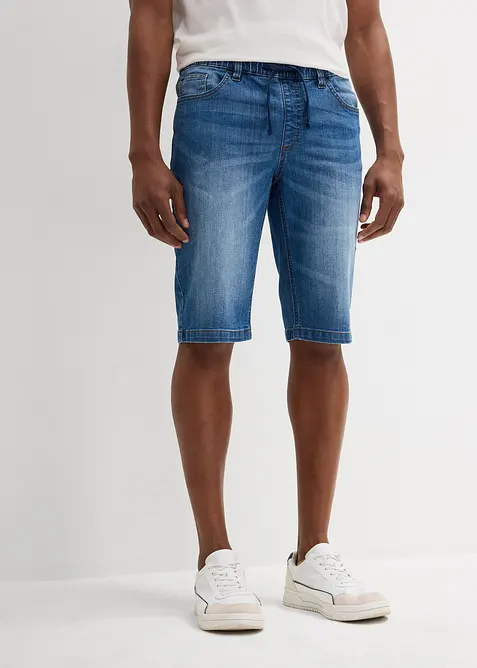 Bermuda leggeri in jeans felpato, regular fit, bonprix