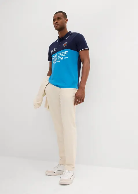 Polo in piquet a maniche corte in puro cotone biologico, bonprix