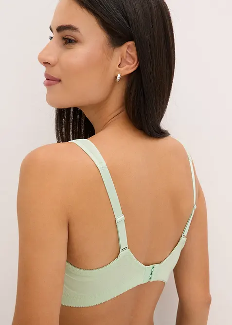 Reggiseno contenitivo senza ferretto con morbido cotone biologico, bonprix