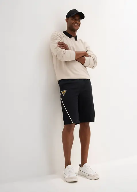 Bermuda elasticizzati con cinta elastica, loose fit, bonprix