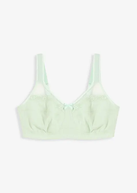Reggiseno contenitivo senza ferretto con morbido cotone biologico, bonprix
