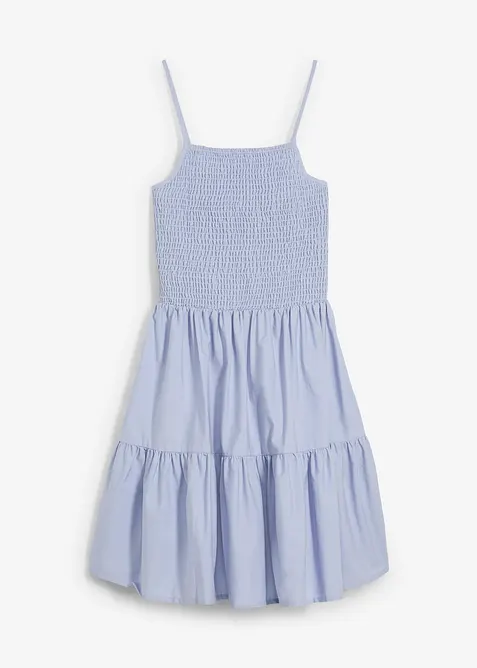 Abito con spalline in puro cotone biologico, bonprix