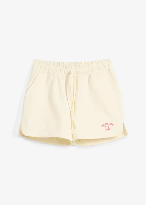 Shorts in felpa di puro cotone biologico, bonprix