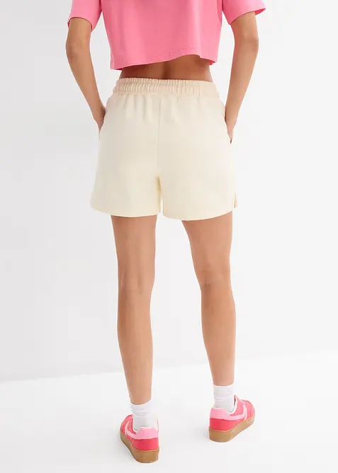 Shorts in felpa di puro cotone biologico, bonprix