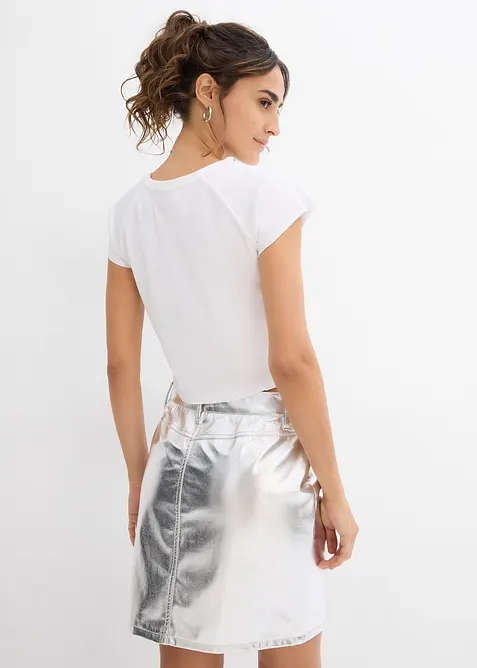 Maglia cropped a costine, bonprix