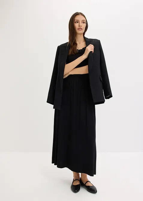 Abito di jersey con pizzo, bonprix