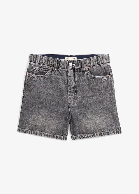 Shorts di jeans, vita alta, bonprix