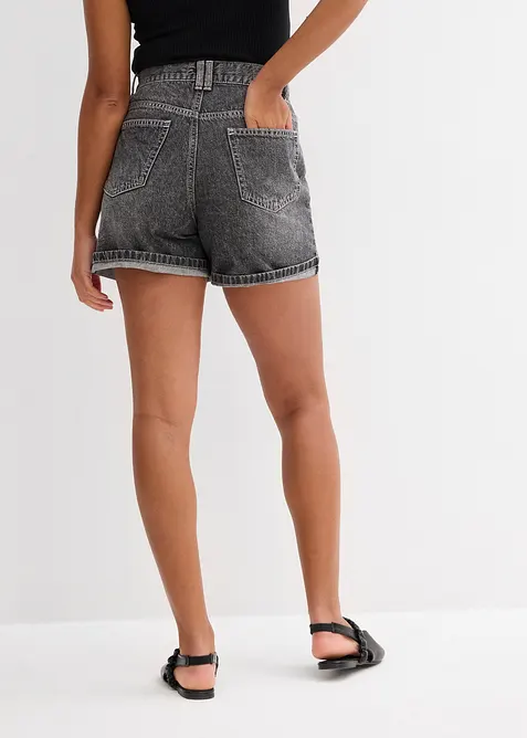 Shorts di jeans, vita alta, bonprix