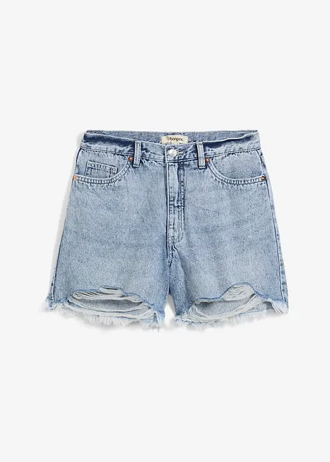 Shorts di jeans, vita alta, bonprix