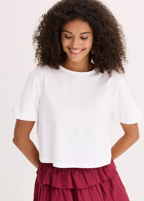 Maglia oversize in puro cotone biologico, bonprix