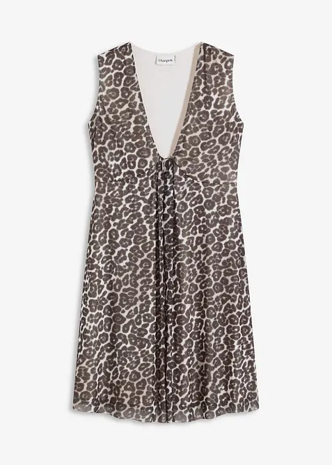 Abito corto con mesh, bonprix