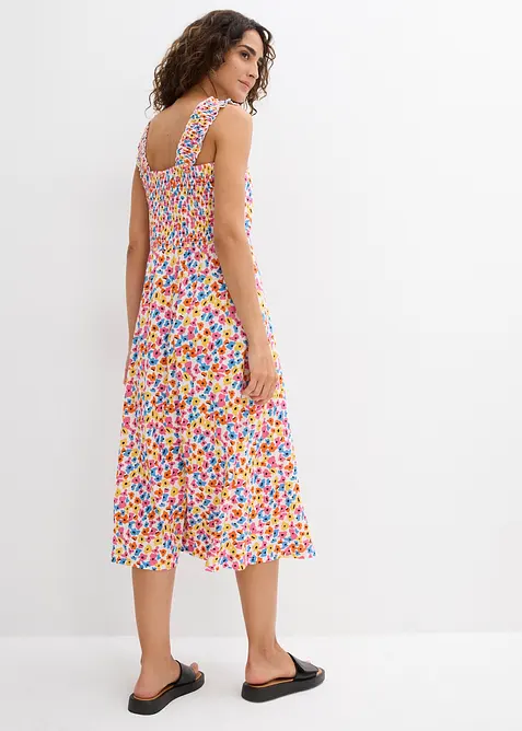 Abito in misto viscosa e cotone, bonprix