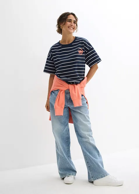 Felpa in misto cotone morbido, bonprix